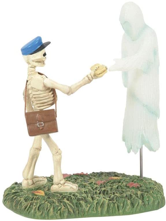 Halloween Snow Village Rain nor Sleet nor Fright #6009778 Free Shipping