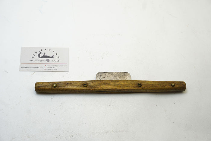 HANDCRAFTED OAK SCRAPER SHAVE - JAPANESE?