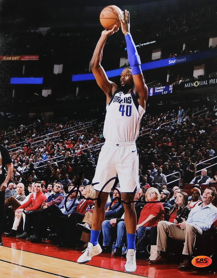 Harrison Barnes Dallas Mavericks Signed Autographed 8" x 10" Shooting Photo CAS Witnessed COA
