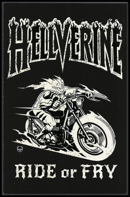 Hellverine #1 Ride or Fry Dave Johnson Variant Marvel Comics 2025 NM