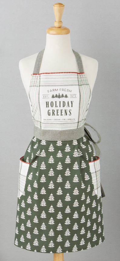 Holiday Greens Apron