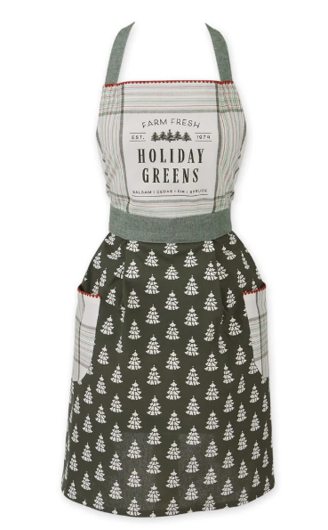 Holiday Greens Apron