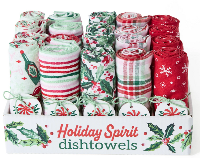 Holiday Spirit Dish Towels