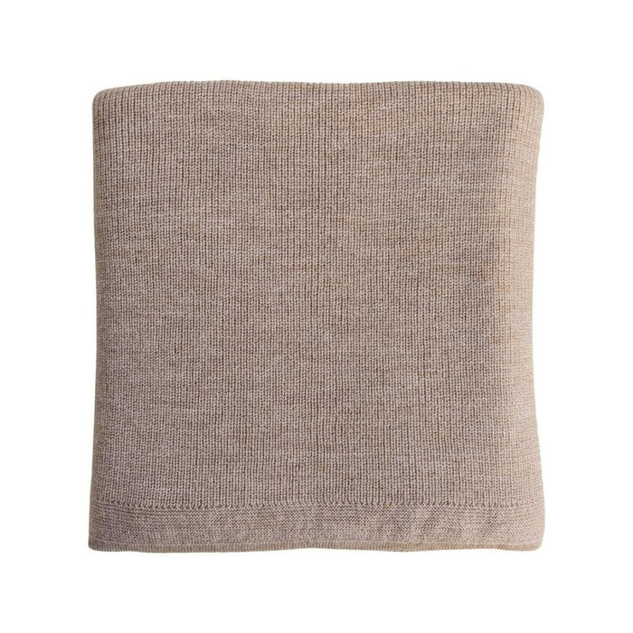Hvid Blanket Felix Sand - La Gentile Store