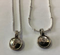 Initial F sterling silver necklace by Mary Kay Donnelly