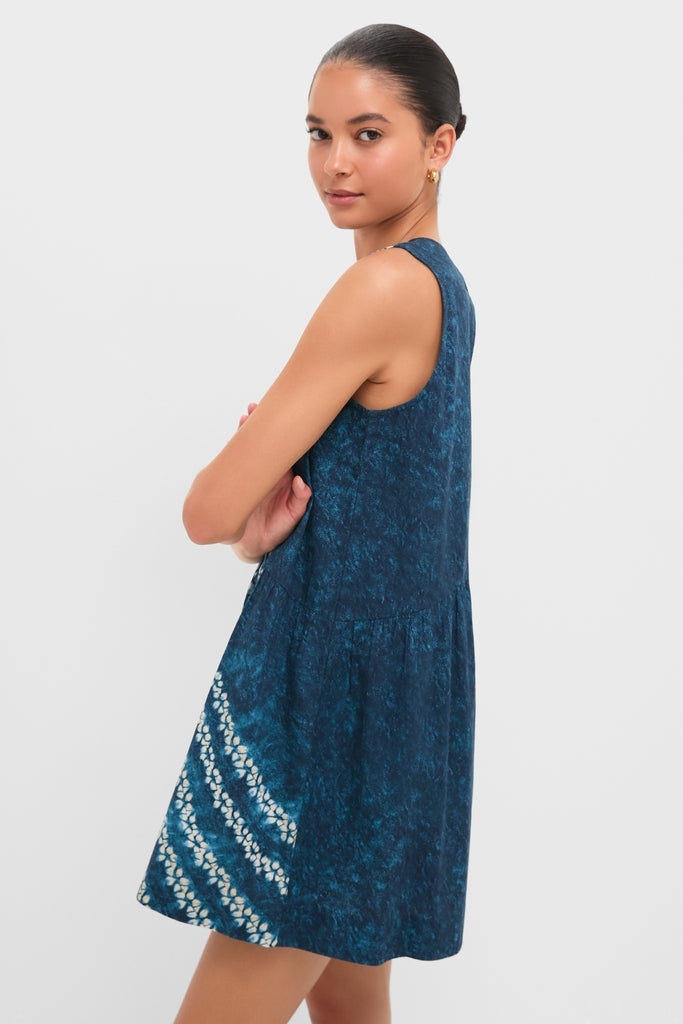Indigo Mariner's Knot Clements Dress