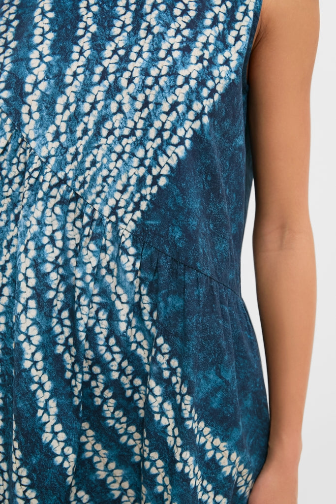 Indigo Mariner's Knot Clements Dress