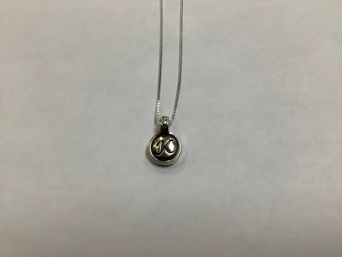 Initial K sterling silver necklace by Mary Kay