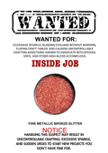 Inside Job – Bronze Metallic Fine