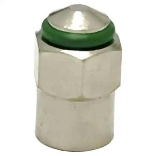 IR Green Chrome Caps & O-Ring (10/Bag) - Tire Valves Cap