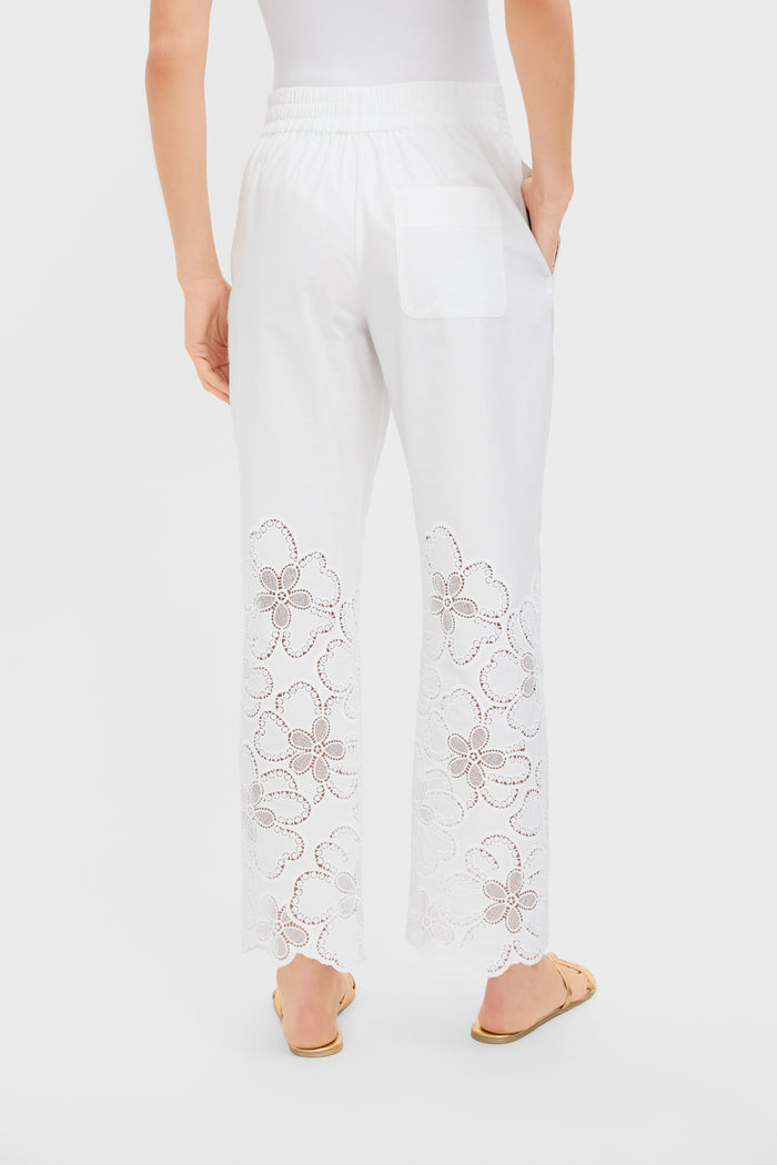 Ivory Joshua Lace Trousers