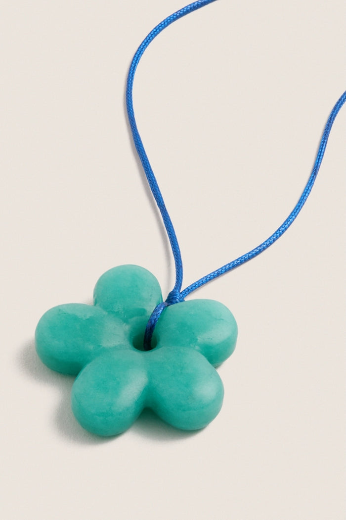 Jade Semi Precious Floral Amelie Necklace