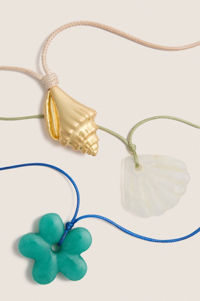 Jade Semi Precious Floral Amelie Necklace