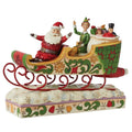 Jim Shore Buddy Elf with Santa in Sleigh