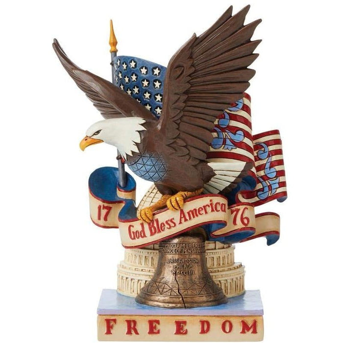 Jim Shore Heartwood Creek Patriotic Freedom Eagle   #6008791  Free Shipping