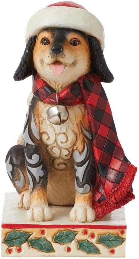 Jim Shore HWC Highland Dog Plaid Scarf #6012867
