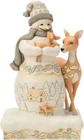 Jim Shore HWC Snowman Holding a Fawn