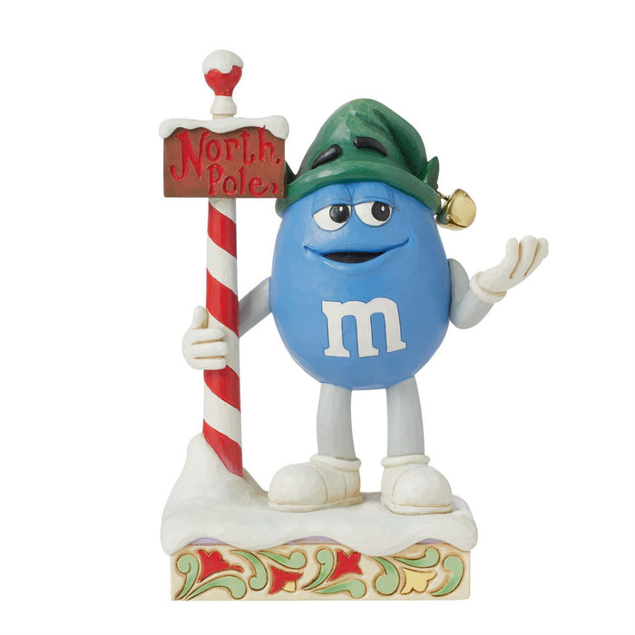 Jim Shore M&M's Blue Character Elf