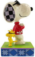 Jim Shore Peanuts Joe Cool & Woodstock.Back  #6010115. Free Shipping