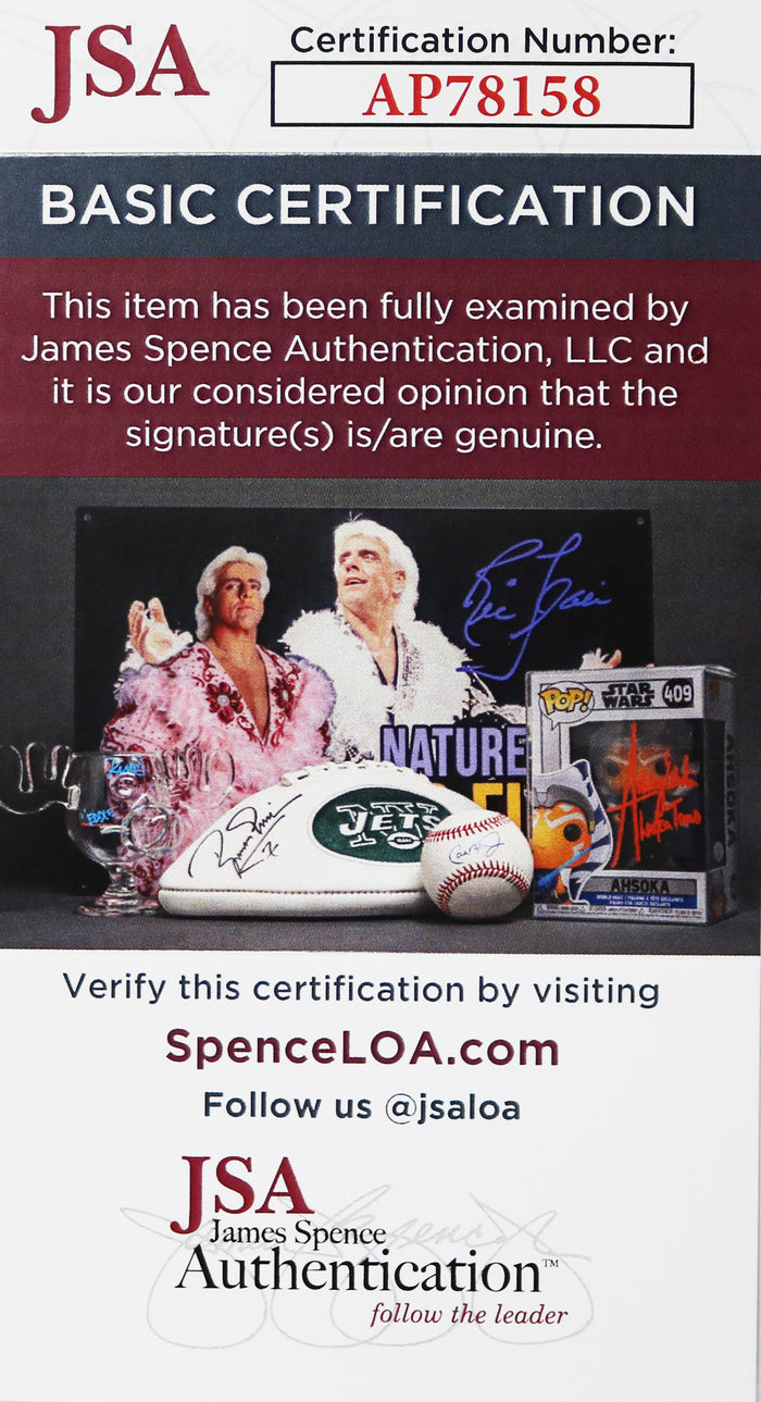 Joe Thomas Cleveland Browns Signed Autographed End Zone Football Pylon JSA COA