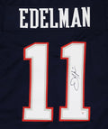 Julian Edelman New England Patriots Signed Autographed Blue #11 Custom Jersey PAAS COA