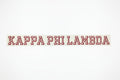 Kappa Phi Lambda Long Decal - Discontinued