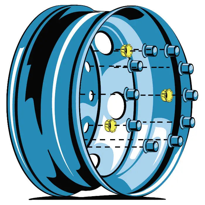 Ken-Tool 30631 Wheel Centering Sleeves (22/26mm) (6/Pak) -