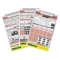 Ken-Tool OSHA Tire Mount/Demount Charts (3 pcs) - Shop