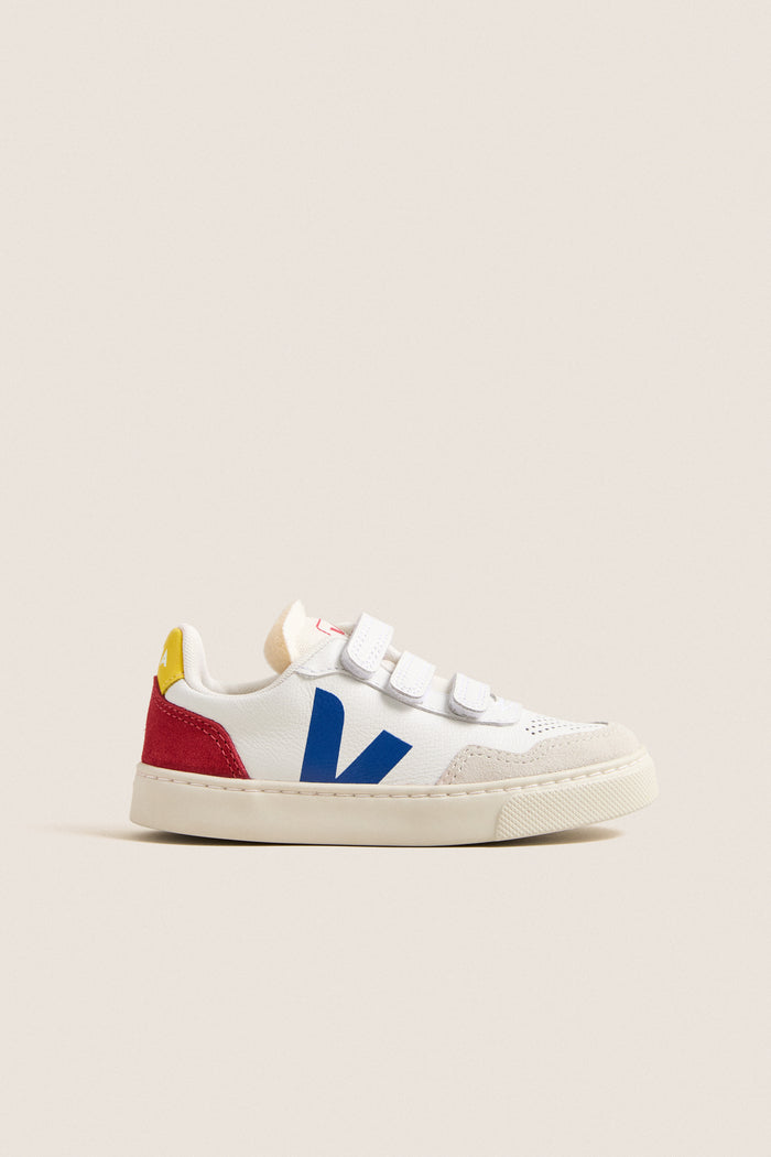 Kids White Indigo Pepper Small V-90 Sneakers