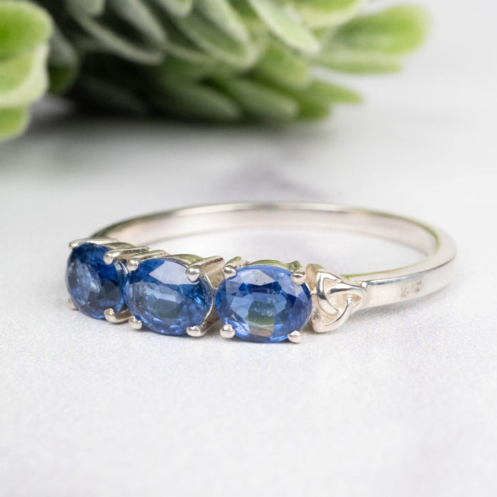 Kyanite Ring 5x4mm Size 10 - InnerVision Crystals