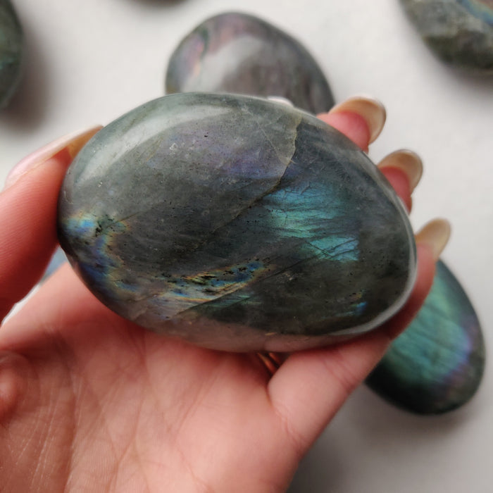 Labradorite Palm Stone (#187)