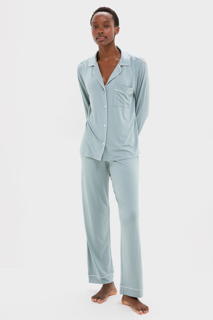 Lead and Ivory Gisele Long PJ Set