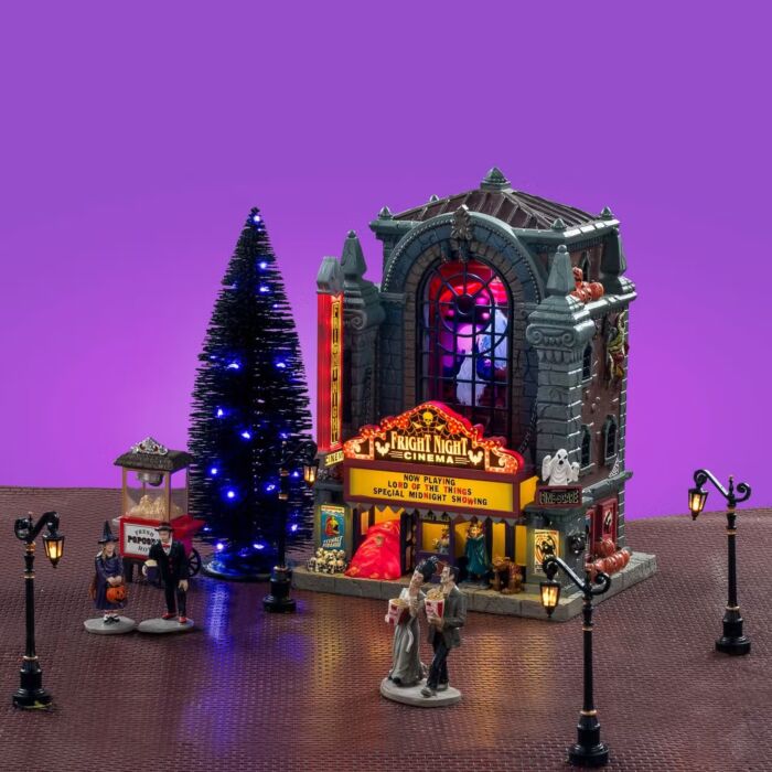 Lemax Fright Night Cinema Set