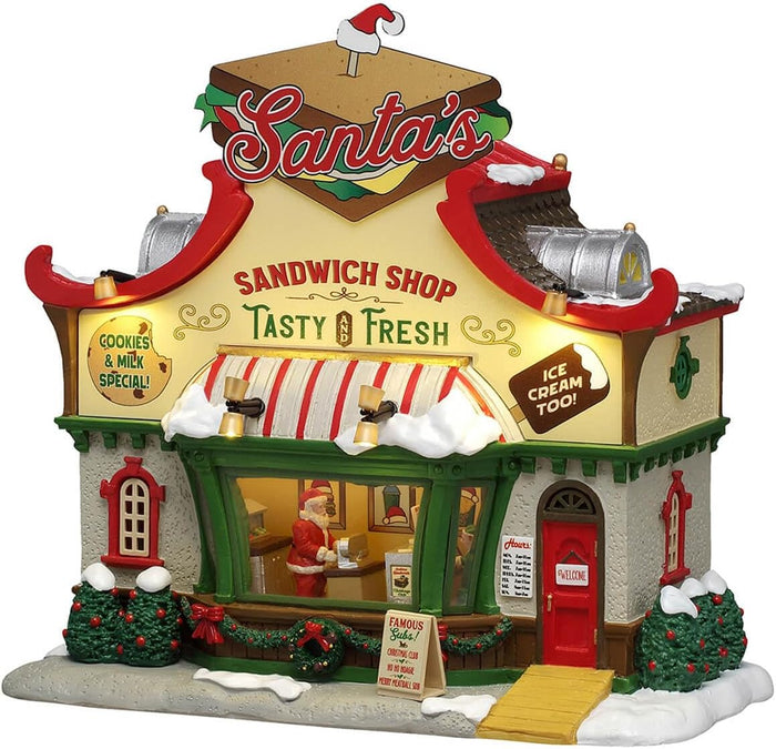 Lemax Santa's Sandwich Shop