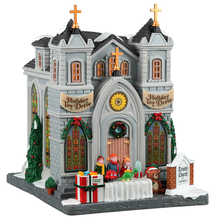 Lemax Trinity Church of Caddington #25884  Free Shipping