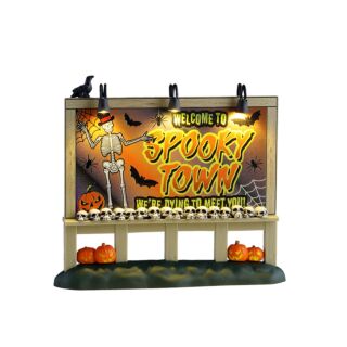 Lemax Welcome to Spookytown Sign