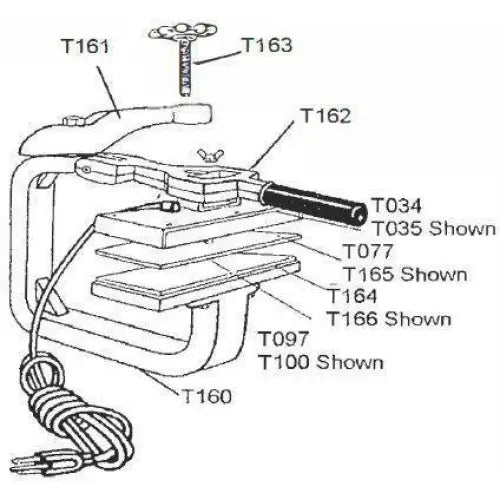 Tire Vulcanizers - LMC Frame For Model 100,150 (T001,T002)