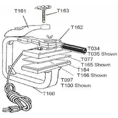 Tire Vulcanizers - LMC Heat Unit For Model 100 (T001)