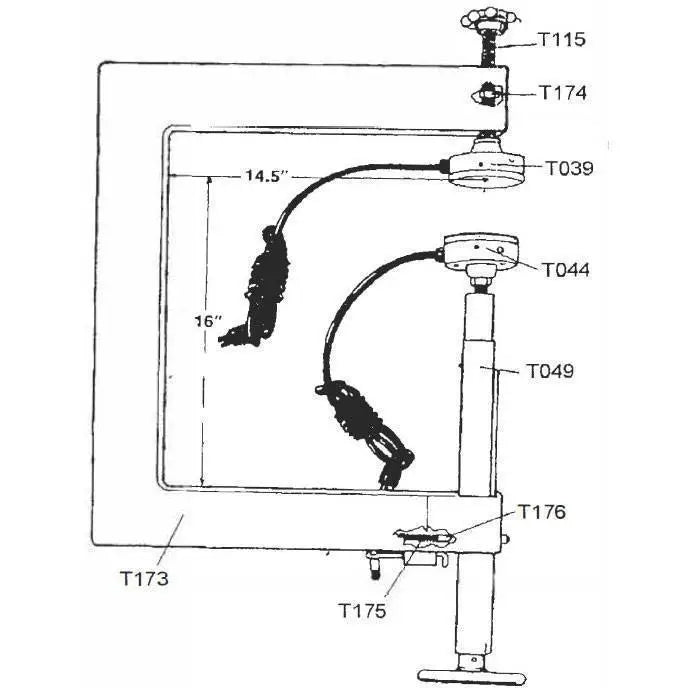 Tire Vulcanizers - LMC Upper Heat Unit/Fixed For Model 400B (T006)