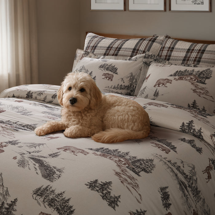 Lodge Toile Duvet/Comforter Set
