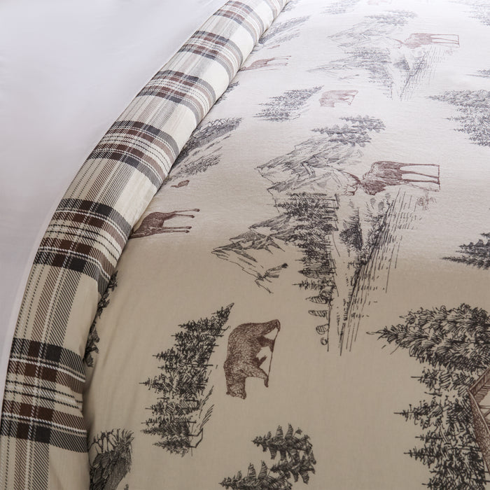 Lodge Toile Duvet/Comforter Set