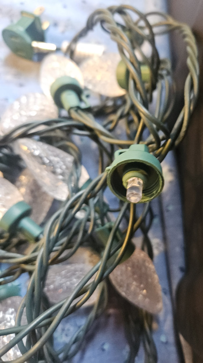 Lot of 7 White String Lights