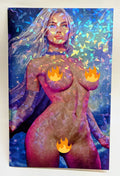M House Pristine Renders Krystal Dreams Elsa N*de Shatter Foil Virgin Variant NM