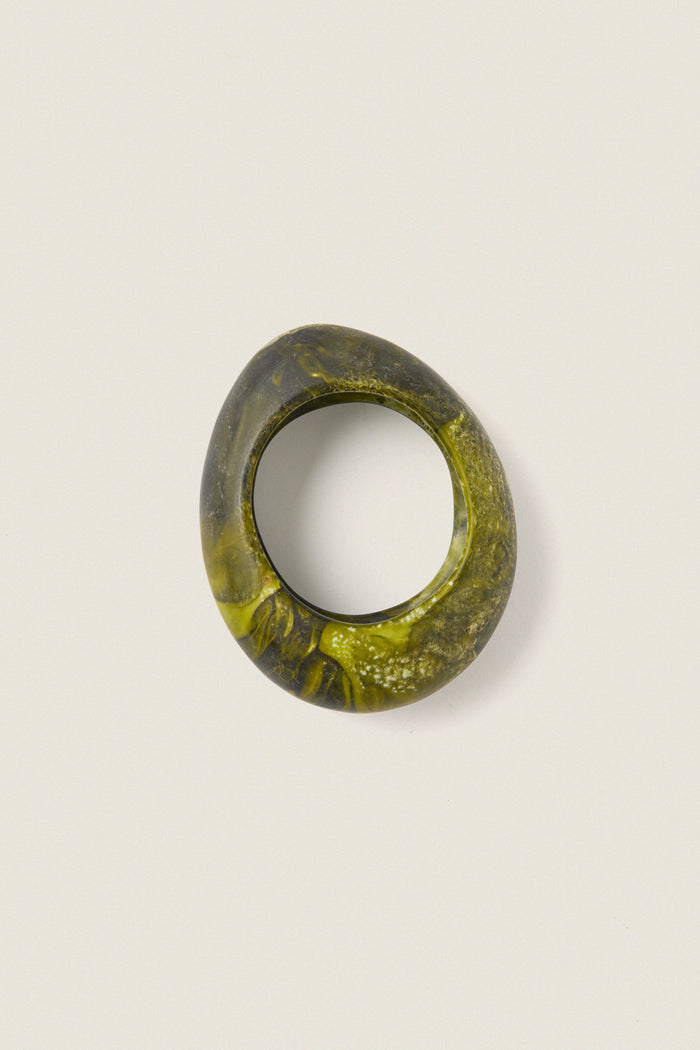 Malachite Rock Large Bangle