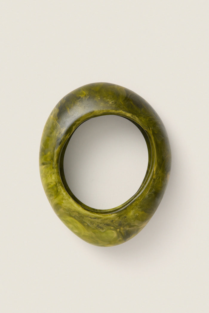 Malachite Rock Large Bangle