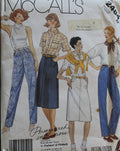 McCalls 2484, Misses Skirts, Pants, Uncut Sewing Pattern