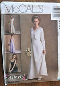McCalls 9700, Misses Wedding Gowns, Formals, Uncut Sewing Pattern