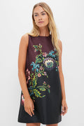 Midnight Moonflower Marlowe Dress