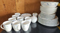Mikasa 45 Piece Carriage House HK154 Blue And Green Floral Dinnerware Dishes Lot