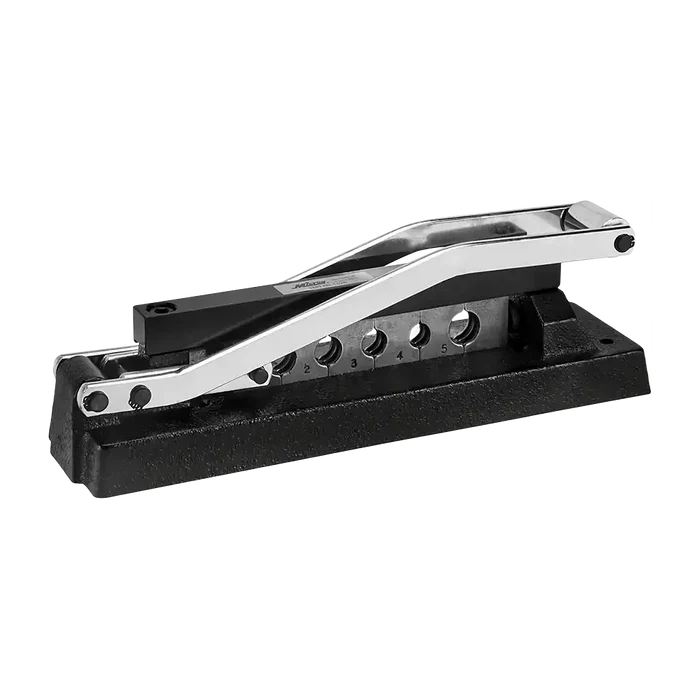 Manual tubing bender with multiple dies for hose ferrule crimping using Milton Hose Ferrule crimping tool